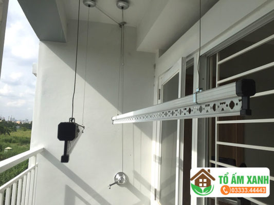 Lắp đặt giàn phơi thông minh căn hộ Prosper Plaza, Quận 12