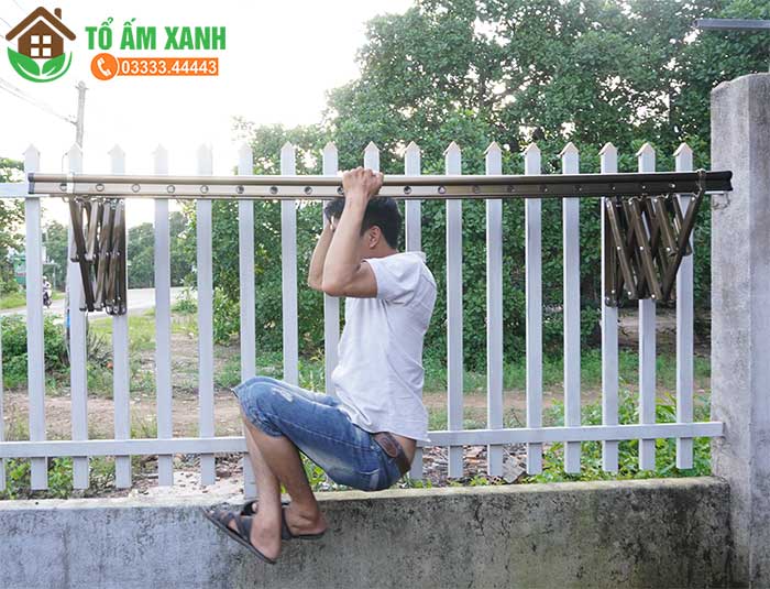 Lỗi trên giàn phơi gắn tường